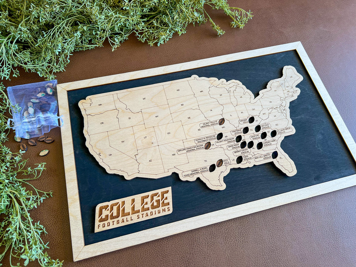 Every Chase | SEC Football Stadiums Bucket List Map