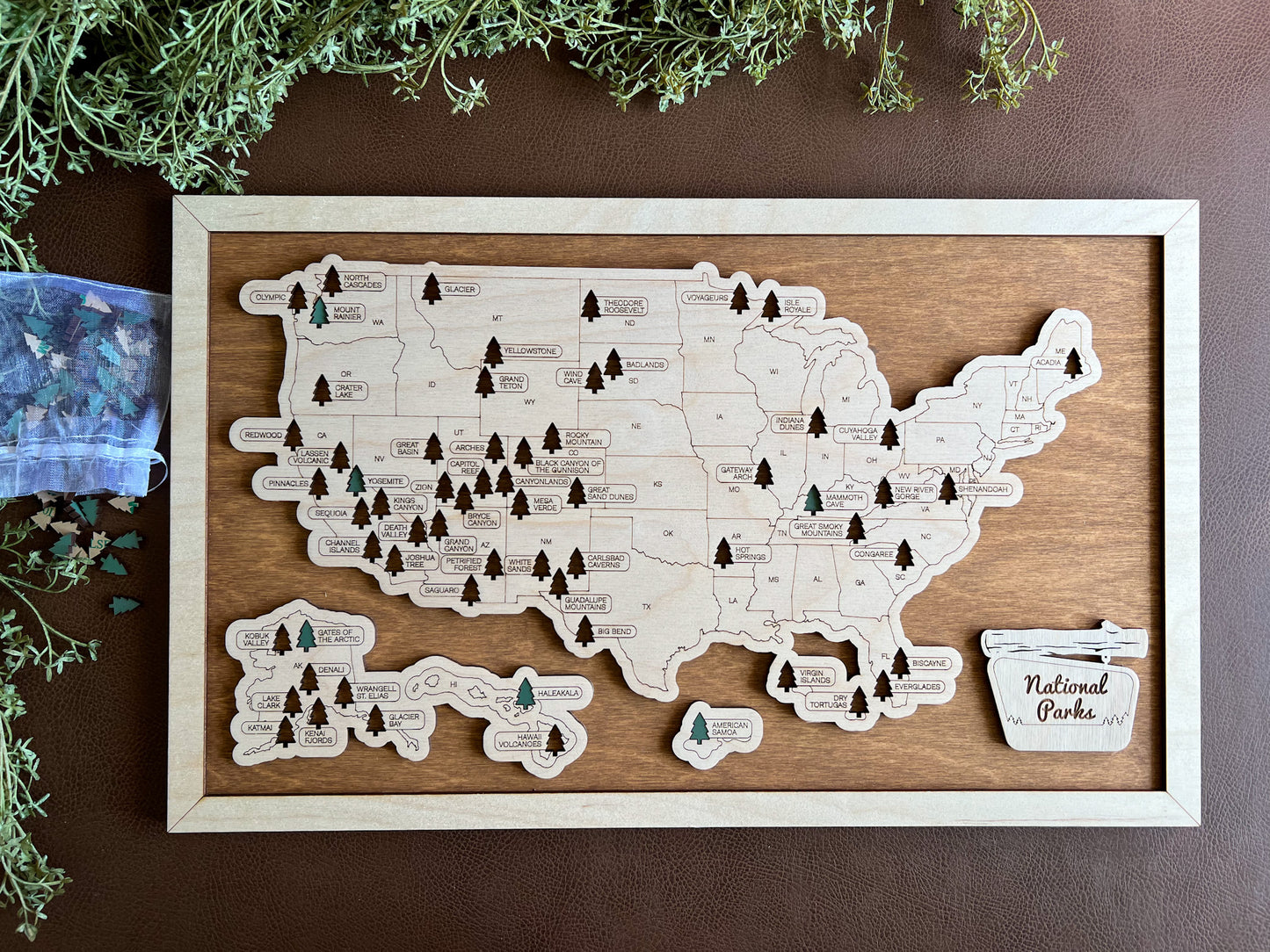 Every Chase | National Parks Bucket List Map | USA