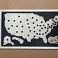 Design Your United States *1 Point Per State* Bucket List Travel Map (Choose Your Tokens And Nameplate)