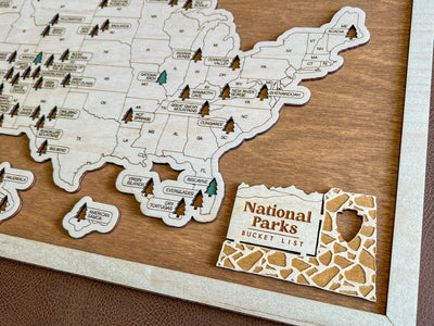 Every Chase | National Parks Bucket List Map | USA