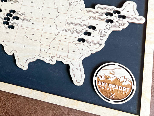 Every Chase | Ski Resorts Bucket List Map | Curated