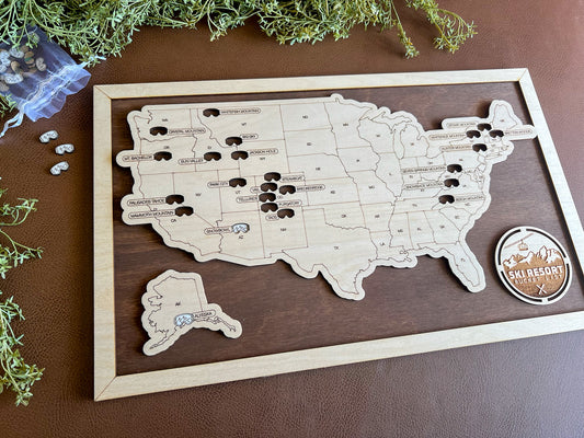Every Chase | Ski Resorts Bucket List Map | Curated