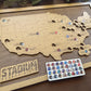 Every Chase | Pro Football Stadium Bucket List Map