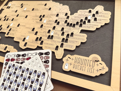 Every Chase | Haunted Places Bucket List Map | Original | Curated