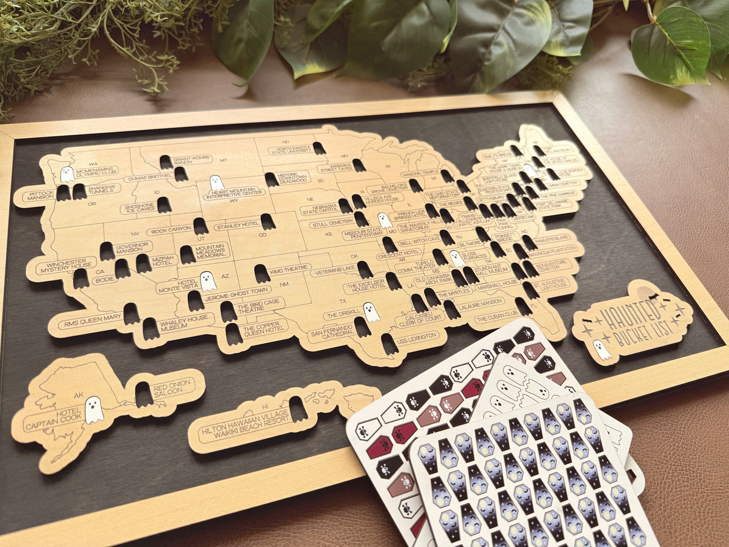 Every Chase | Haunted Places Bucket List Map | Original | Curated