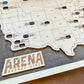 Every Chase | Pro Hockey Arena Bucket List Map | U.S. & Canadian