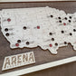Every Chase | Men’s Pro Basketball Arena Map