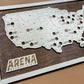 Every Chase | Men’s Pro Basketball Arena Map