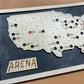 Every Chase | Men’s Pro Basketball Arena Map