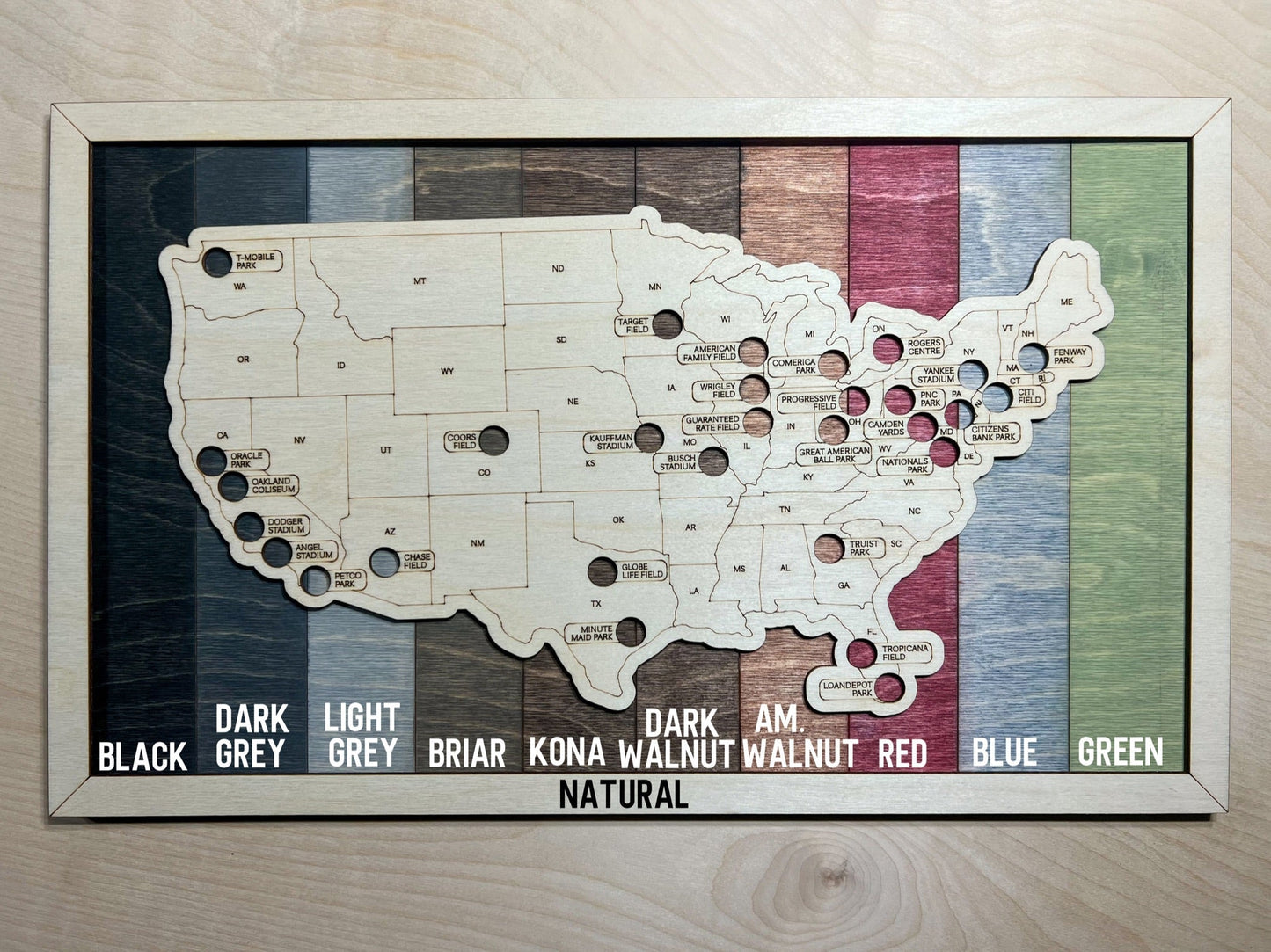 Every Chase | Big Ten Football Stadiums Bucket List Map