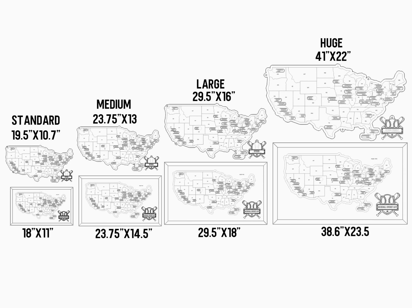 Every Chase | Big Ten Football Stadiums Bucket List Map