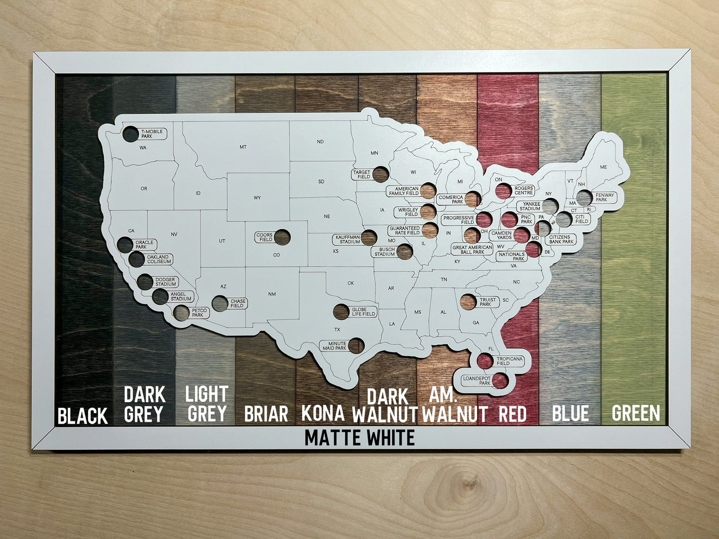 Every Chase | Big Ten Football Stadiums Bucket List Map